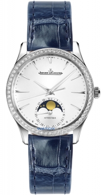 Buy this new Jaeger LeCoultre Master Ultra Thin Moon 34mm 1258401 ladies watch for the discount price of £13,122.00. UK Retailer.